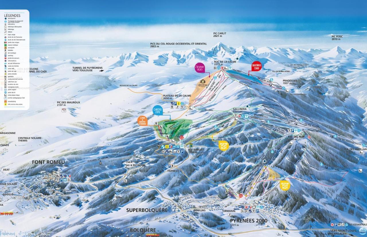 Chalet Isard Pyrenees 2000 - 300M Des Pistes Bolquère 외부 사진